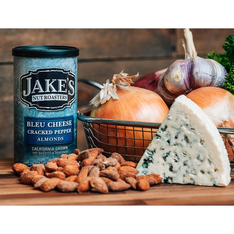Jake's Nut Roasters - Bleu Cheese Cracked Pepper Almonds (2