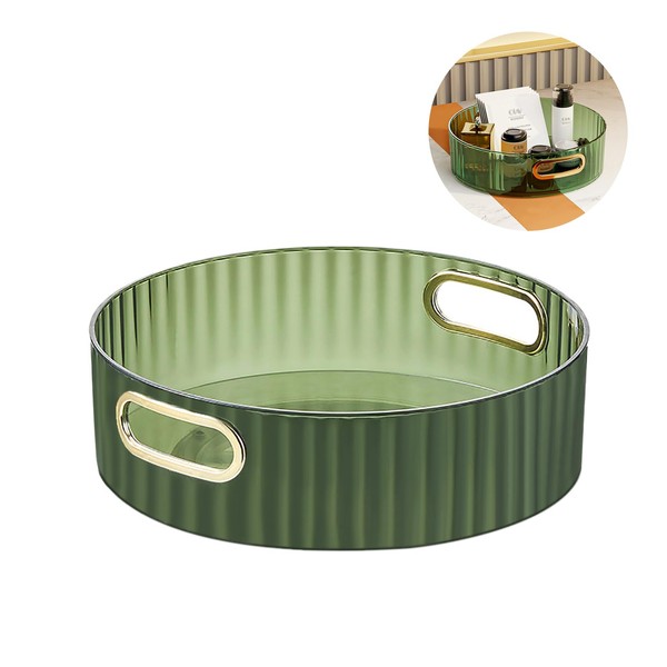Lazy Susan Turntable Organiser, Round, 22 cm, Rotating Plate Organiser,