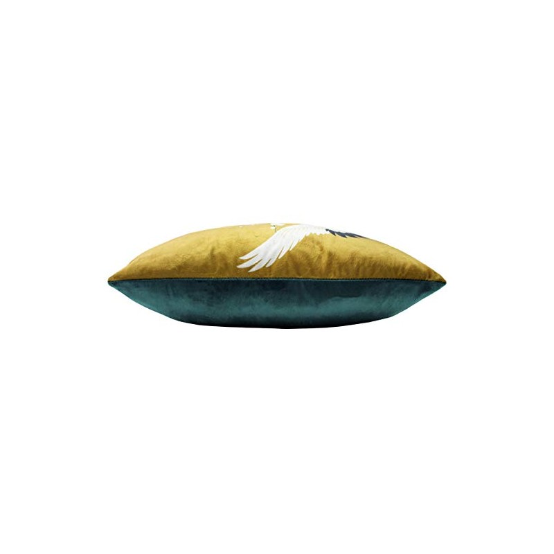 Paoletti Kensho Cushion Cover, Gold, 50 x 50cm