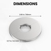 Wall Split Flange, HONSNKS 3Pcs Self Adhesive Round Escutcheon Plate