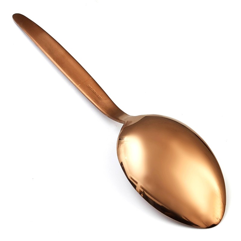BNAZIND Kunz Rose Gold Spoon | Titanium Shiny18/10 Stainless Steel