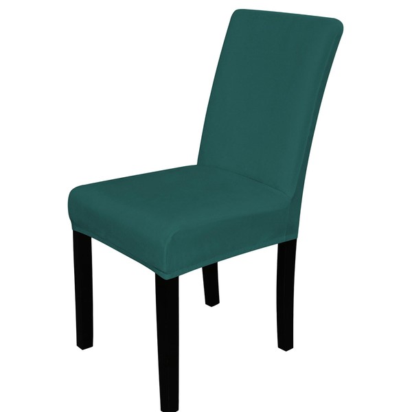 Velvet Dining Chair Covers Stretchable Spandex High Back Dining Chair