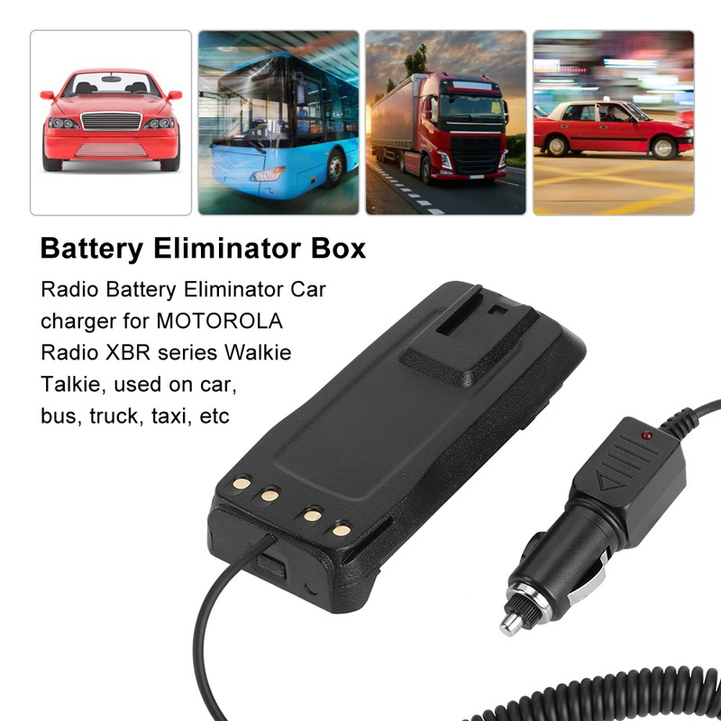 12V Battery Eliminator Box PMNN4409 for Two Way Radio Fit