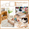 NBEADS 4Pcs 4 Sizes Wood Weaving Loom Kit, Square Knitting