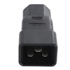 2pcs IEC320 C20 to IEC320 C21 Power Adapter Professional Plug
