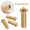 20PCS Brass Nozzle Kit for Kobra 2, 1.75mm 3D Printer