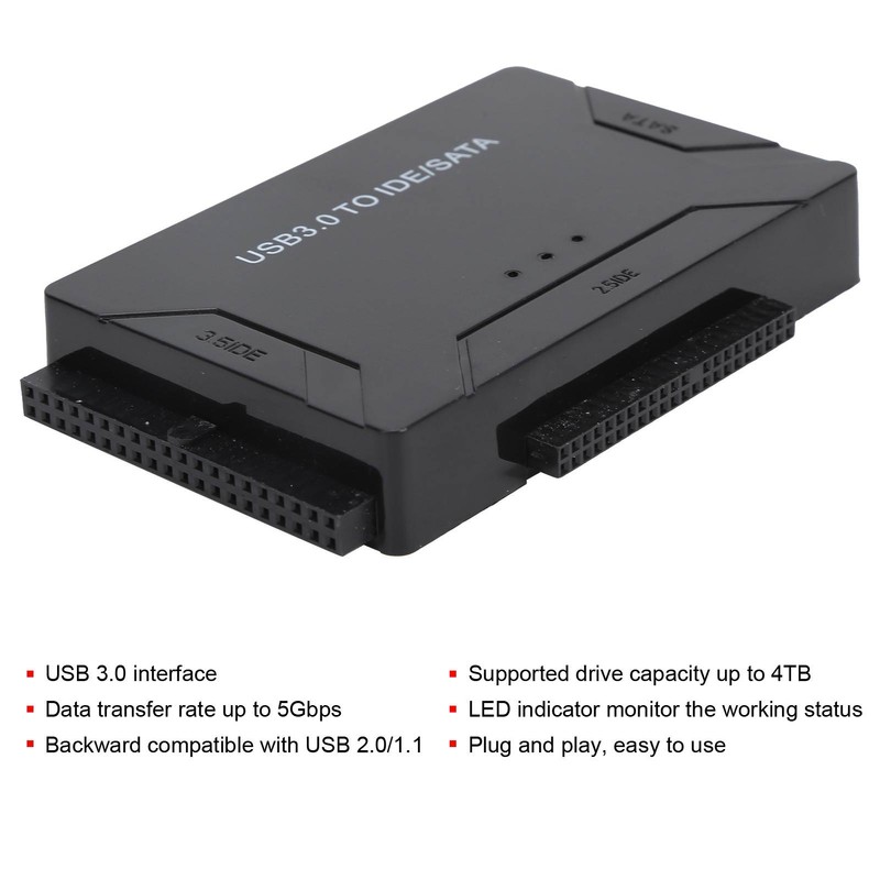 USB IDE Adapter USB3.0 to SATA Hard Drive Cable HDD