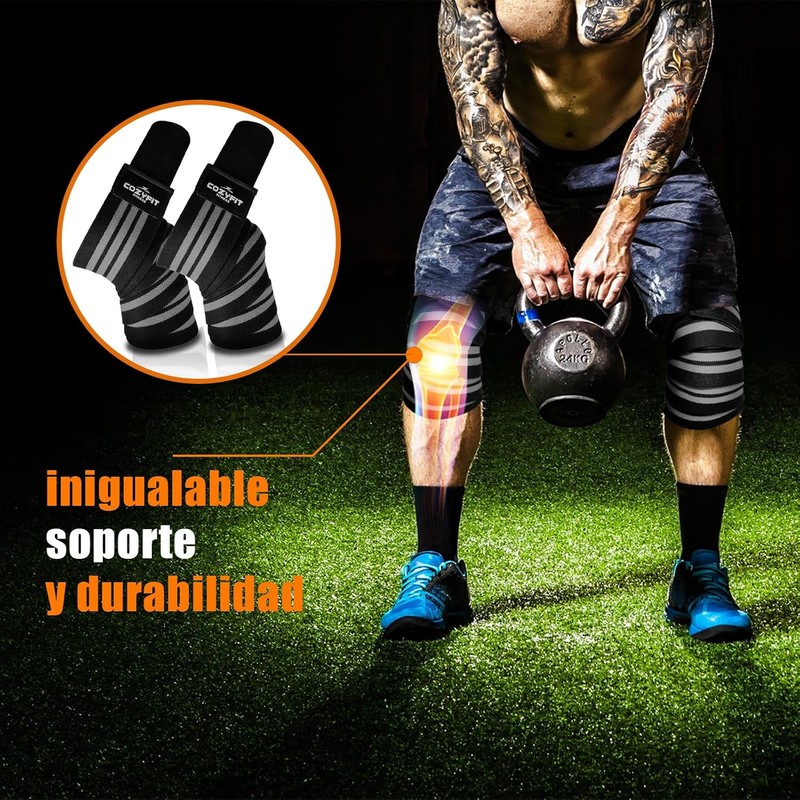Wraps para Rodilla, Knee 1 Par Rodilleras de Compresion