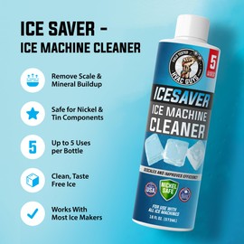 HVAC Guys Nickel Safe Ice Machine Cleaner and Descaler 16oz - 6 Pack | Descales & Improves Efficiency | Universal Ice Maker Cleaner Compatible with Most Brands | Made in the USA