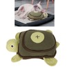 Dog Sniffing Training Toy Squeaky Plush Turtle Shape Interactive Bite