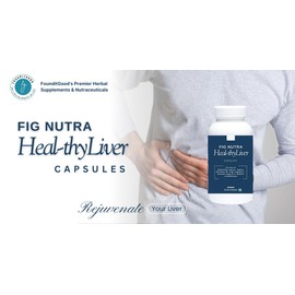 FiG Nutra's Heal~thyLiver – Advanced Liver Detox & Digestive Health Supplement | Curcuma, Piper Nigrum, Zingiber, Bhumyamalaki, Pila Bhangra | Supports Fatty Liver Detox, Promotes Liver Vitality