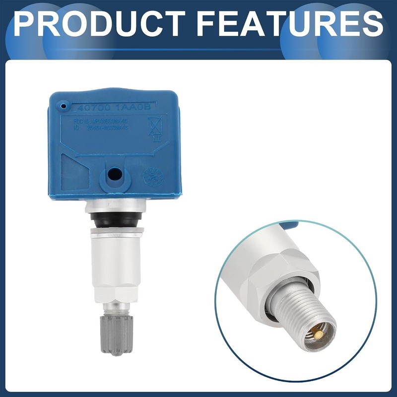 Sensor de presión de neumáticos TPMS No.40700JA01C para Nissan Altima