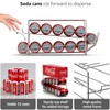Sorbus Soda Can Rack Beverage Dispenser (1 Pack, Silver) –