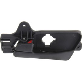 Evan Fischer Interior Door Handle compatible with ELANTRA 09-12 Front LH Inside Black Touring Model