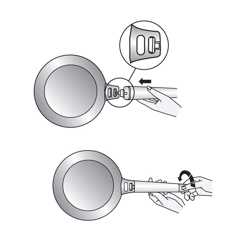 Castey F5 Long Handle, Cast Aluminium Orange