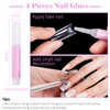 Pack of 500 French Artificial Nail Tips Set False Acrylic