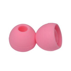 ITIS 10 Replacement Earbud tips Ear Gel for Monster Beats, iBeats,Tour, Urbeats se, Urbeats, Powerbeats （Not for PowerBeats 2 Wireless）, HeartBeats, Diddybeats In-Ear Headphones With ITIS Headphone Cable Cord Clip (PINK, SMALL)