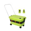 Collapsible Bucket 5.8 Gallon 22L with Wheels Handle Drain Plug