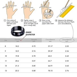 4Pcs Mens Rings Set Anxiety Spinner Chain Sandblasted Rotation Fidget Band Cool Black Bicycle Hip Hop Stainless Steel Male Jewelry 8