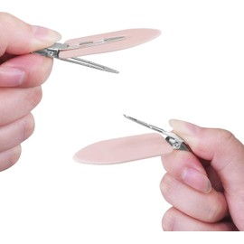 Juego de 6, pinzas para el cabello sin doblar y diadema de spa facial, SourceTon 4 pinzas para el pelo sin doblar y 2 diademas deportivas para maquillaje, ducha y baño