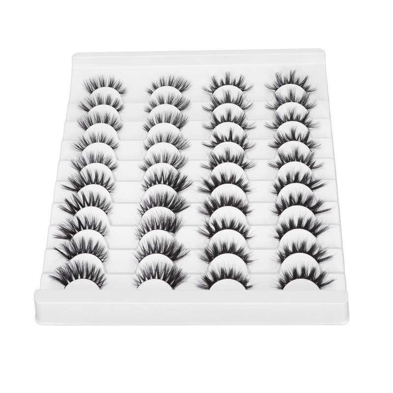 20 Pairs Mixed Half Eye False Lashes High Imitation 6D