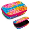 ZIPIT POP Pencil Box for Girls | Silicon Sensory Push