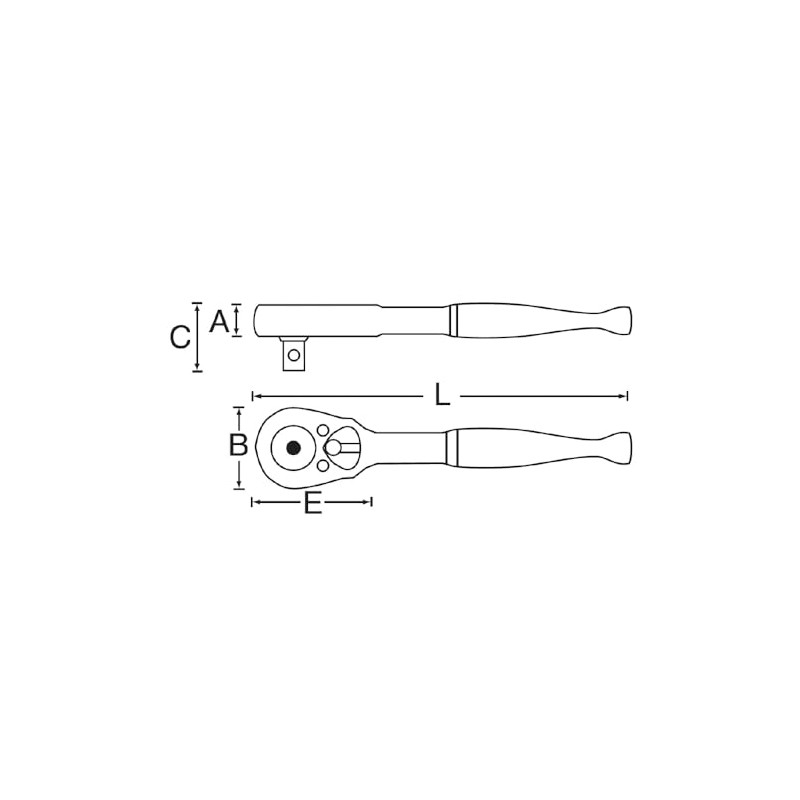 Aston Martin Cygnet 3/8 Drive (42T) sutabi- Ratchet 12530