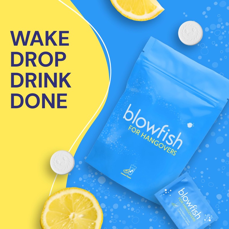Blowfish for Hangovers - Fast Hangover Relief | FDA-Recognized Formulation