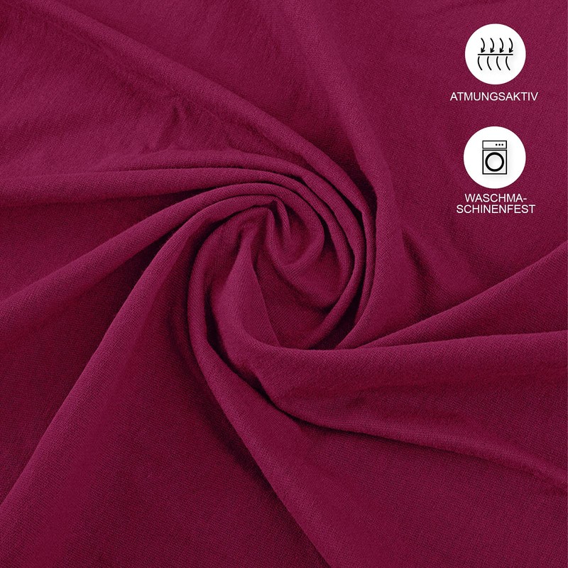 Buymax Jersey Fitted Sheet, 100% Cotton, Base Height, High Base,