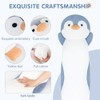 36" Penguin Stuffed Animal, Soft Jumbo Long Cuddle Pillow, Cute