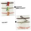 Mikinona 3sets Unique Dinosaur Hair Ties Stylish Comfortable Ponytail Holders