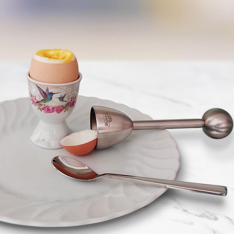 NobleEgg Boiled Egg Cups Topper Set | All-Inclusive Set |