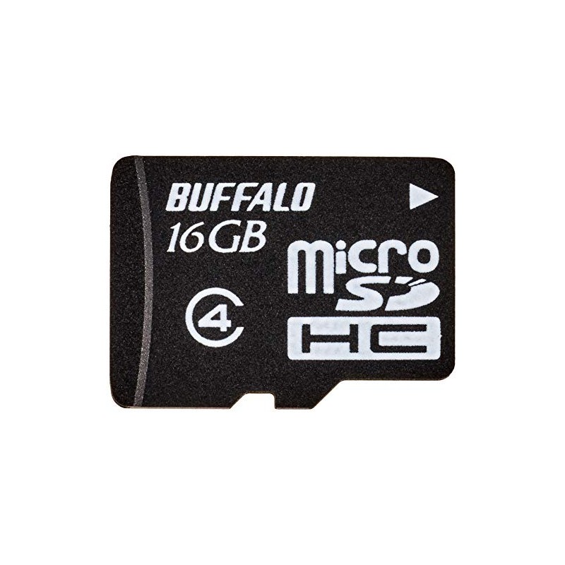 BUFFALO Waterproof Class 4 Compatible MicroSDHC 16GB RMSD-BS16GB