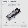 Cocoon Cotton Travel Sheet, tuareg hellgrau/elepant dunkelgrau