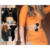 Derraffina Cell Phone Lanyard Adjustable Crossbody Phone Lanyard *1 Phone