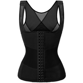 SHAPSHE Waist Trainer for Women Tummy Control Workout Waist Cincher Corset Shapewear Body Shaper Adjustable Shoulder Strap