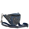 Mary Frances Star Studded Beaded Belt Sling Bag, Black