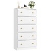 Nicehill White Dresser for Bedroom with 5 Drawers Wooden Dresser