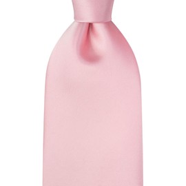 KissTies Mens 63'' Silk Satin Tie Rosy Pink Necktie Festive Ties + Gift Box