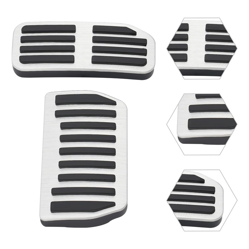 Stainless Steel Pedal Caps Accelerator Cap Footrest