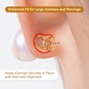 8Pcs Earring Backs for Droopy Ears Adjustable Support Backs Heavy