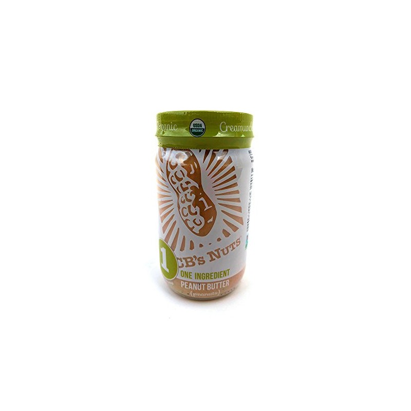 CB's Nuts USA Grown Organic Creamunchy 1 Ingredient Peanut Butter