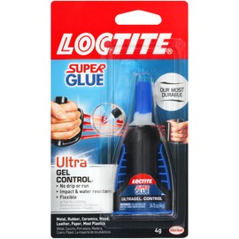 Loctite Super Glue Ultra Gel Control, 0.14 fl oz, 6, Bottle