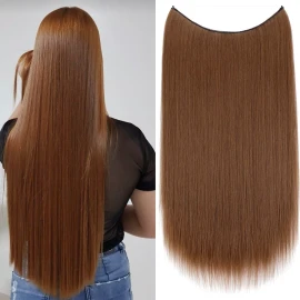 Felendy Extensiones De Cabello C/alambre Invisible De 22 Pulgadas