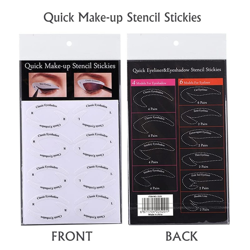 Eyeliner Stencil Eyeshadow Stencil, Eyeliner Stencil Sticker & Eyeshadow Stencils