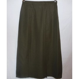 USMC Marine Corps Woman's Green Skirt Class A Wool/Poly size 8L
