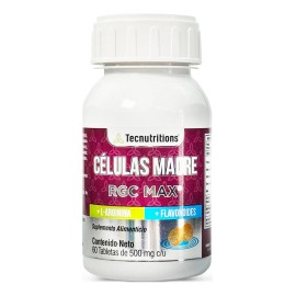 Suplemento Células Madre, Rgc Max, Tecnu® Con L-arginina Sabor Sin sabor