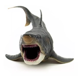 Tiburon Prehistórico Jurassico De 30 Cm Figura De Dinosaurio Megalodon Didacti Juegos