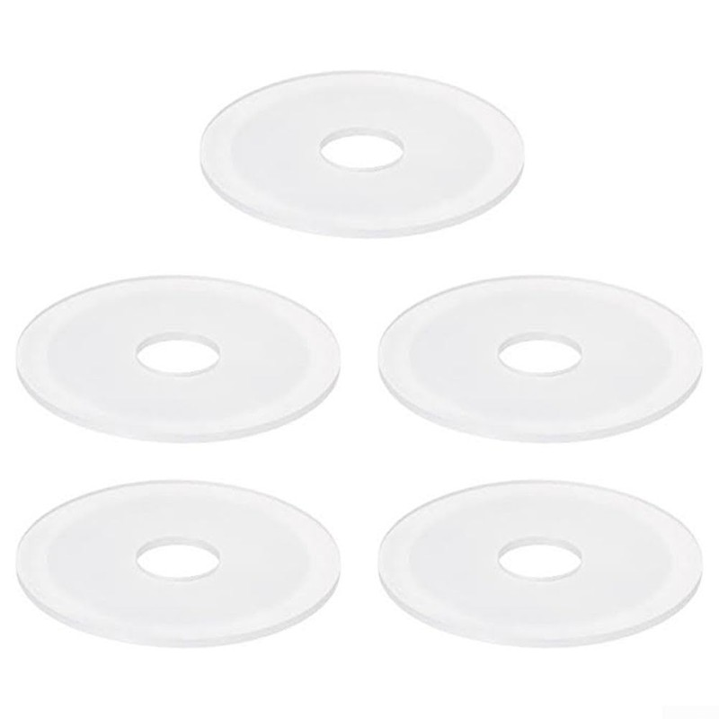 5 Pieces Flush Valve Gasket, Floor Seal, Rubber Leather Pad,