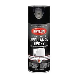 KRYLON K03206007 Appliance Epoxy Paint, Aerosol, 12 Oz., Black - 1028222
